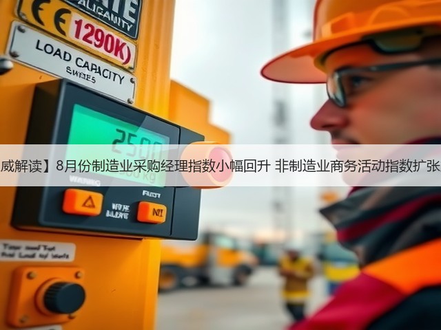 【权威解读】8月份制造业采购经理指数小幅回升 非制造业商务活动指数扩张加快(图1)