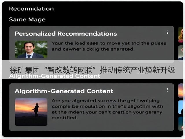 徐矿集团“智改数转网联”推动传统产业焕新升级(图1)