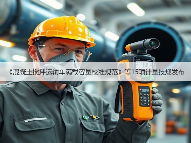《混凝土搅拌运输车满载容量校准规范》等15项计量技规发布(图3)
