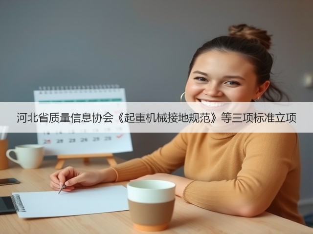 河北省质量信息协会《起重机械接地规范》等三项标准立项(图2) 河北省质量信息协会《起重机械接地规范》等三项标准立项(图2)