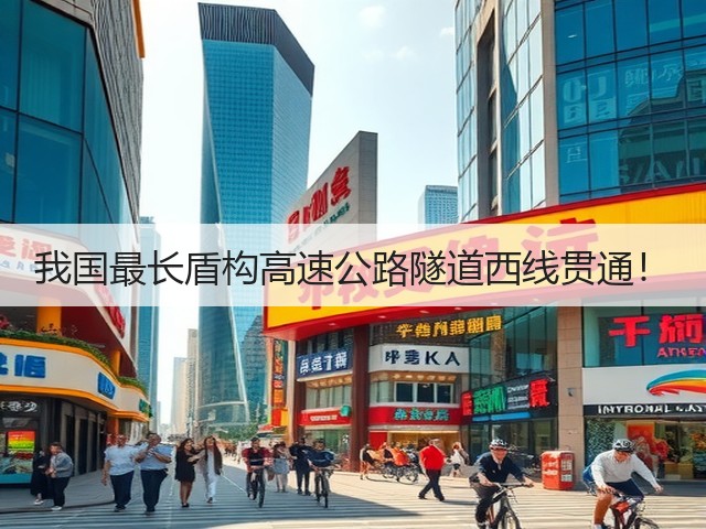 我国最长盾构高速公路隧道西线贯通!(图1) 我国最长盾构高速公路隧道西线贯通!(图1)