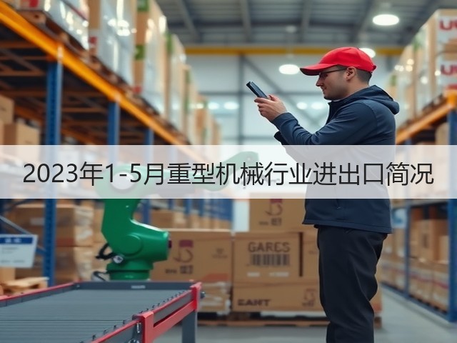 2023年1-5月重型机械行业进出口简况(图2)