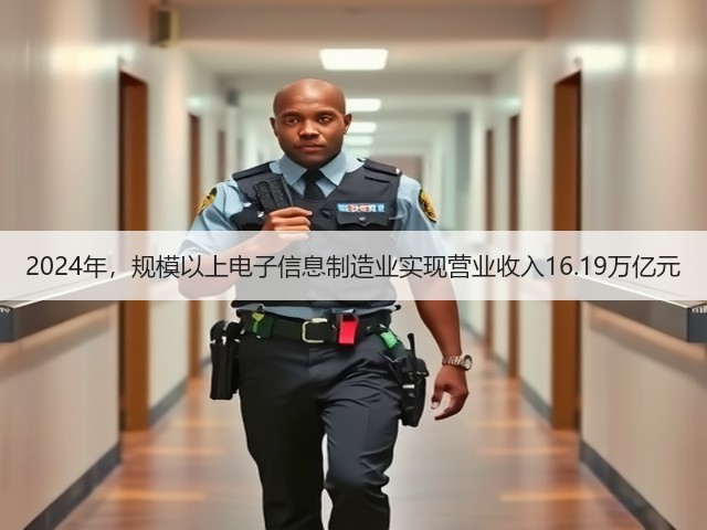 2024年,规模以上电子信息制造业实现营业收入16.19万亿元(图1) 2024年,规模以上电子信息制造业实现营业收入16.19万亿元(图1)