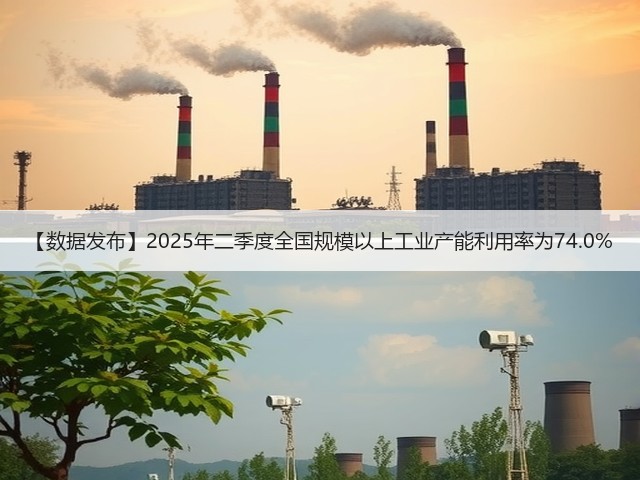 【数据发布】2025年二季度全国规模以上工业产能利用率为74.0%(图2) 【数据发布】2025年二季度全国规模以上工业产能利用率为74.0%(图2)