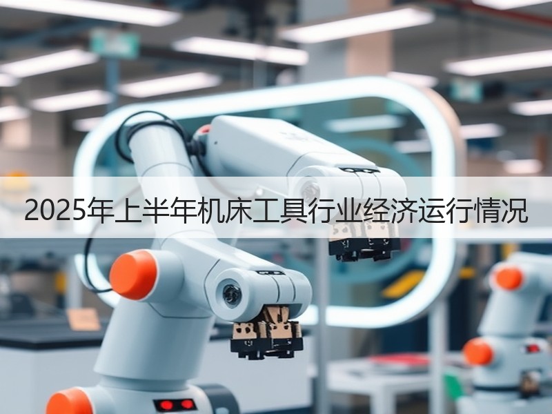 2025年上半年机床工具行业经济运行情况