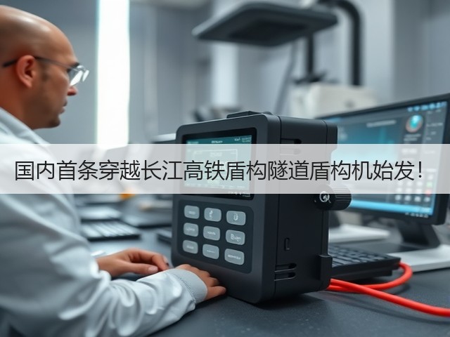 国内首条穿越长江高铁盾构隧道盾构机始发!(图2) 国内首条穿越长江高铁盾构隧道盾构机始发!(图2)