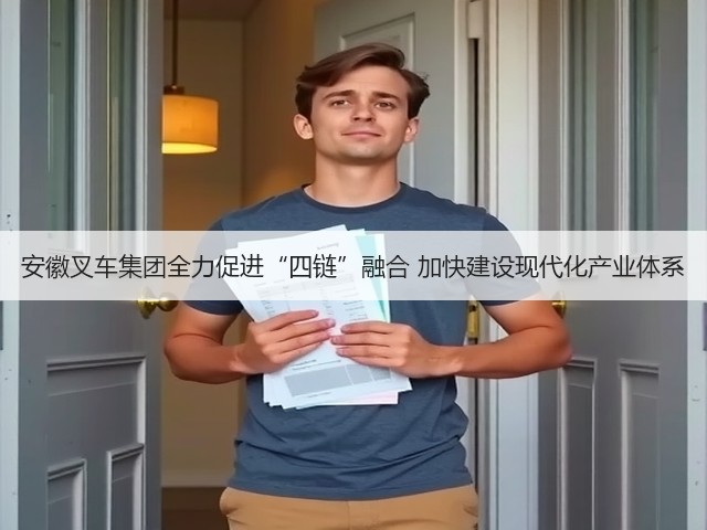 安徽叉车集团全力促进“四链”融合 加快建设现代化产业体系(图3) 安徽叉车集团全力促进“四链”融合 加快建设现代化产业体系(图3)