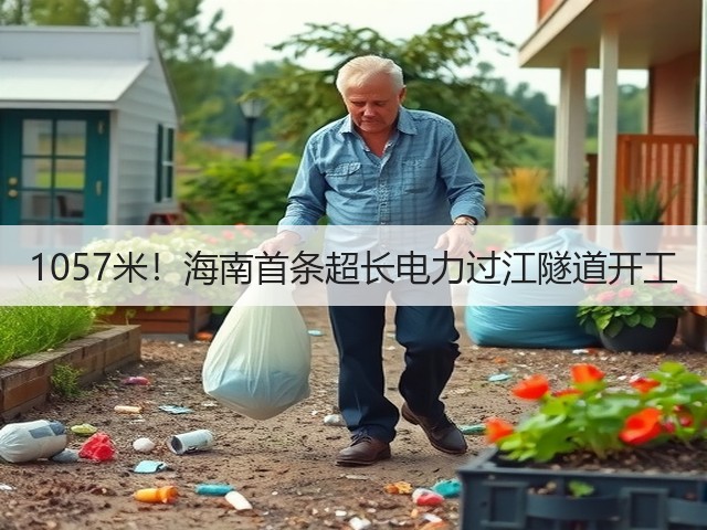 1057米!海南首条超长电力过江隧道开工(图1) 1057米!海南首条超长电力过江隧道开工(图1)