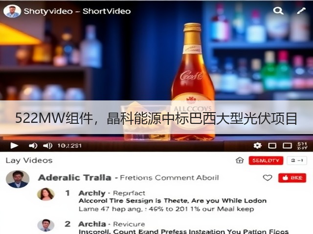 522MW组件，晶科能源中标巴西大型光伏项目(图1)