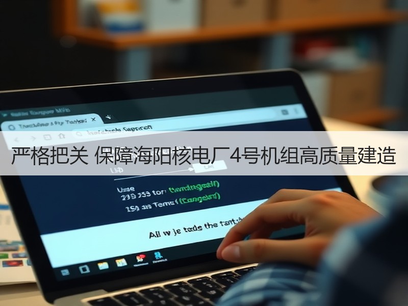 严格把关 保障海阳核电厂4号机组高质量建造