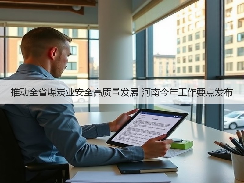 推动全省煤炭业安全高质量发展 河南今年工作要点发布
