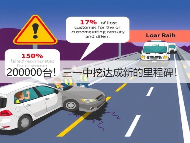 200000台！三一中挖达成新的里程碑！(图1)