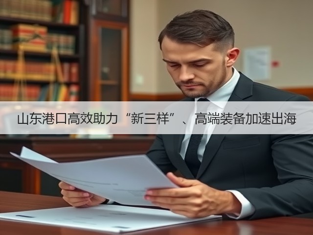 山东港口高效助力“新三样”、高端装备加速出海(图2)