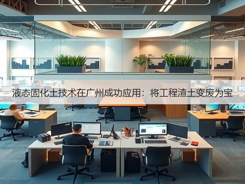 液态固化土技术在广州成功应用:将工程渣土变废为宝 液态固化土技术在广州成功应用:将工程渣土变废为宝