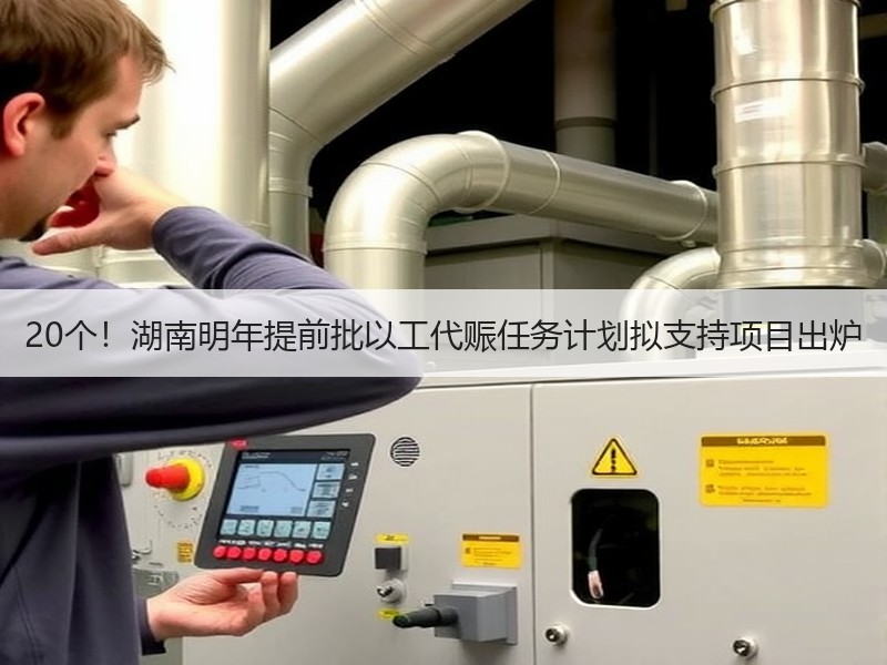 20个！湖南明年提前批以工代赈任务计划拟支持项目出炉