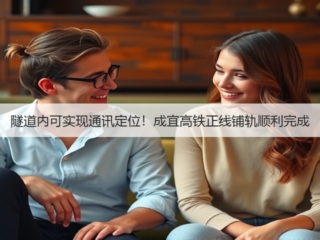 隧道内可实现通讯定位!成宜高铁正线铺轨顺利完成(图2) 隧道内可实现通讯定位!成宜高铁正线铺轨顺利完成(图2)