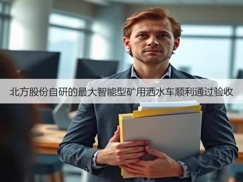 北方股份自研的最大智能型矿用洒水车顺利通过验收 北方股份自研的最大智能型矿用洒水车顺利通过验收