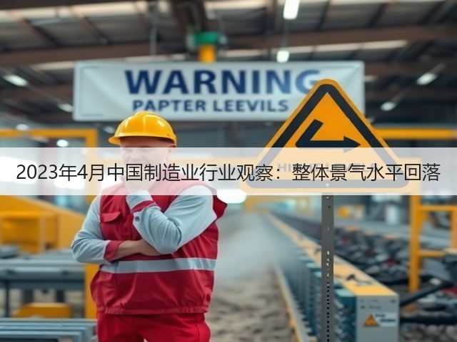 2023年4月中国制造业行业观察:整体景气水平回落(图3) 2023年4月中国制造业行业观察:整体景气水平回落(图3)