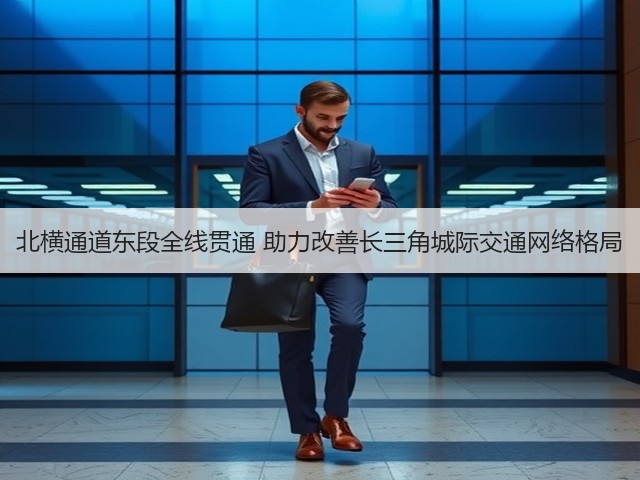 北横通道东段全线贯通 助力改善长三角城际交通网络格局(图1) 北横通道东段全线贯通 助力改善长三角城际交通网络格局(图1)