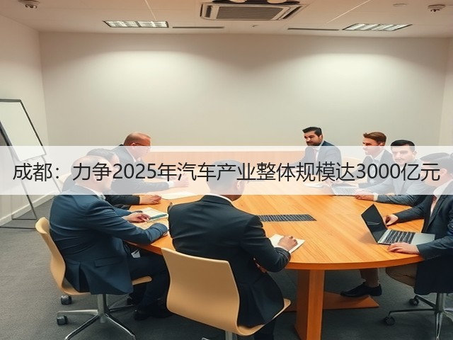 成都:力争2025年汽车产业整体规模达3000亿元(图2) 成都:力争2025年汽车产业整体规模达3000亿元(图2)