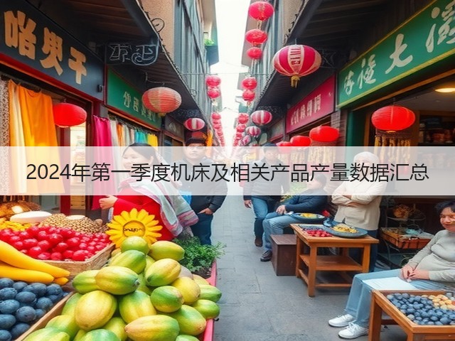 2024年第一季度机床及相关产品产量数据汇总(图3) 2024年第一季度机床及相关产品产量数据汇总(图3)