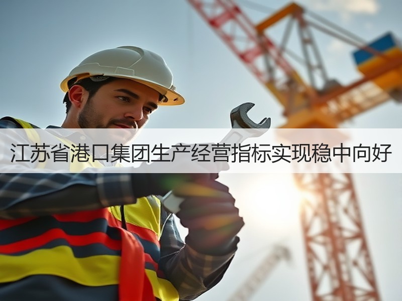 江苏省港口集团生产经营指标实现稳中向好