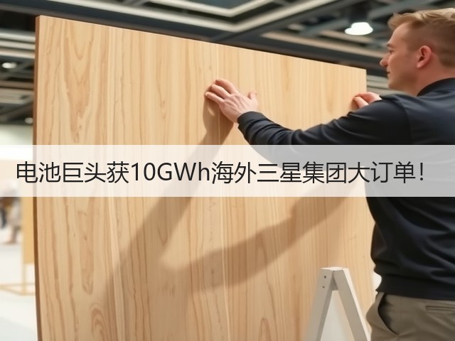 电池巨头获10GWh海外三星集团大订单!(图2) 电池巨头获10GWh海外三星集团大订单!(图2)