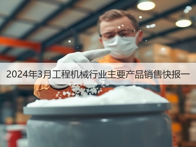2024年3月工程机械行业主要产品销售快报一(图1) 2024年3月工程机械行业主要产品销售快报一(图1)