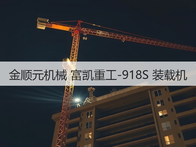 金顺元机械 富凯重工-918S 装载机(图2)