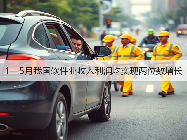 1—5月我国软件业收入利润均实现两位数增长(图3)