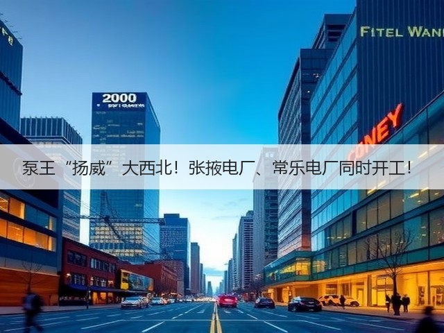 泵王“扬威”大西北！张掖电厂、常乐电厂同时开工！(图2)