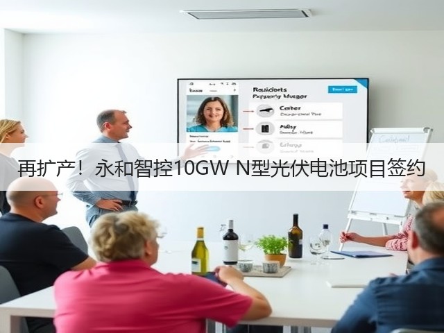 再扩产!永和智控10GW N型光伏电池项目签约(图2) 再扩产!永和智控10GW N型光伏电池项目签约(图2)