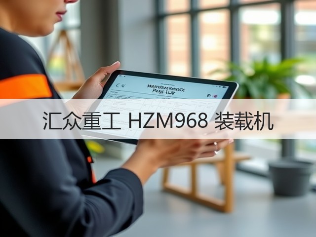汇众重工 HZM968 装载机(图3)