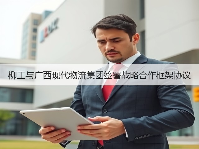 柳工与广西现代物流集团签署战略合作框架协议(图3)