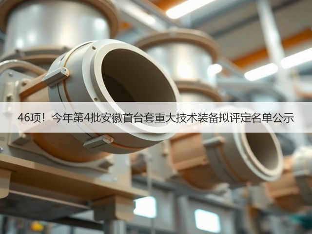 46项!今年第4批安徽首台套重大技术装备拟评定名单公示(图1) 46项!今年第4批安徽首台套重大技术装备拟评定名单公示(图1)