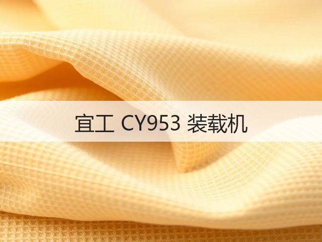 宜工 CY953 装载机(图3) 宜工 CY953 装载机(图3)