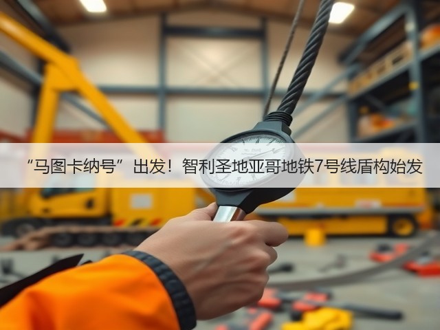 “马图卡纳号”出发！智利圣地亚哥地铁7号线盾构始发(图1)