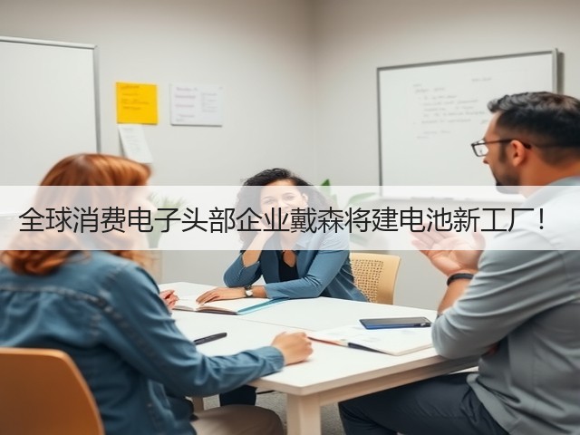 全球消费电子头部企业戴森将建电池新工厂！(图1)