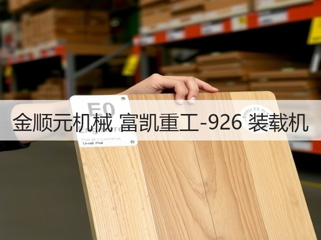 金顺元机械 富凯重工-926 装载机(图2)