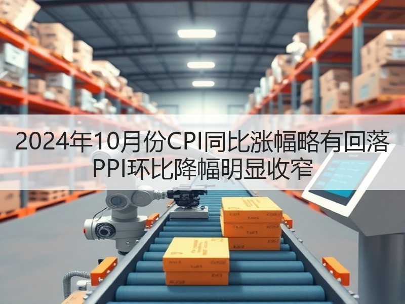 2024年10月份CPI同比涨幅略有回落 PPI环比降幅明显收窄