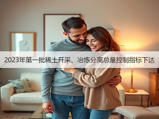 2023年第一批稀土开采、冶炼分离总量控制指标下达(图1) 2023年第一批稀土开采、冶炼分离总量控制指标下达(图1)