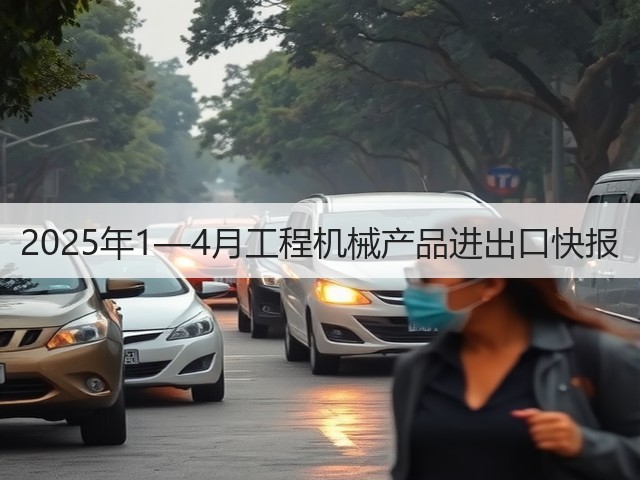2025年1—4月工程机械产品进出口快报(图2) 2025年1—4月工程机械产品进出口快报(图2)