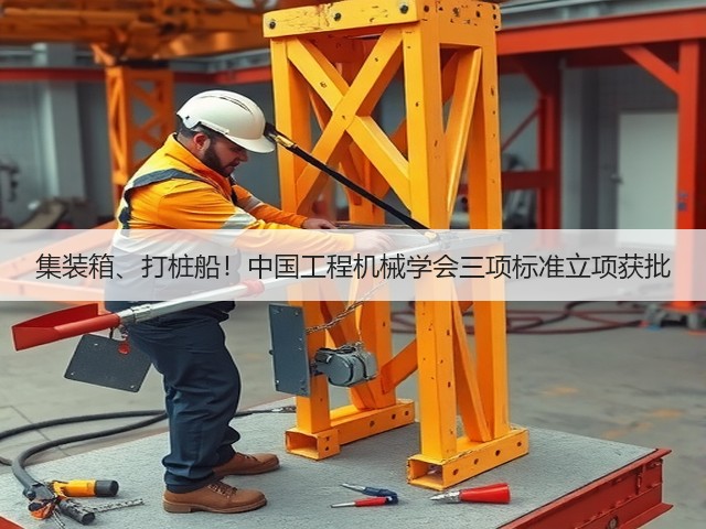 集装箱、打桩船!中国工程机械学会三项标准立项获批(图1) 集装箱、打桩船!中国工程机械学会三项标准立项获批(图1)