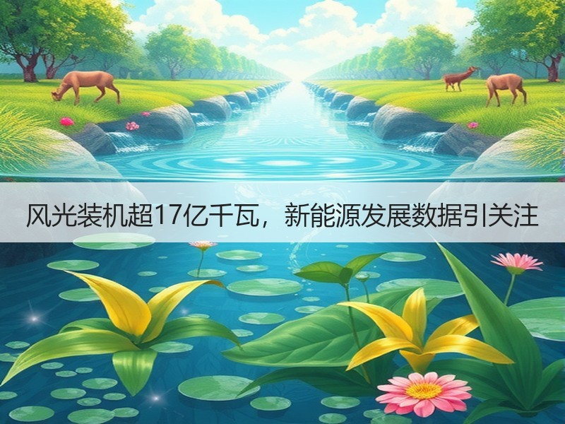 风光装机超17亿千瓦，新能源发展数据引关注