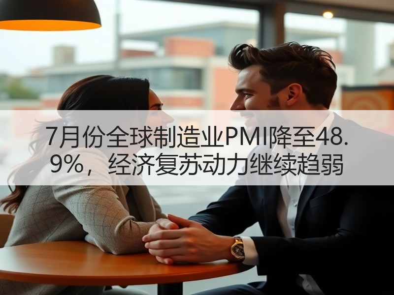 7月份全球制造业PMI降至48. 9%，经济复苏动力继续趋弱