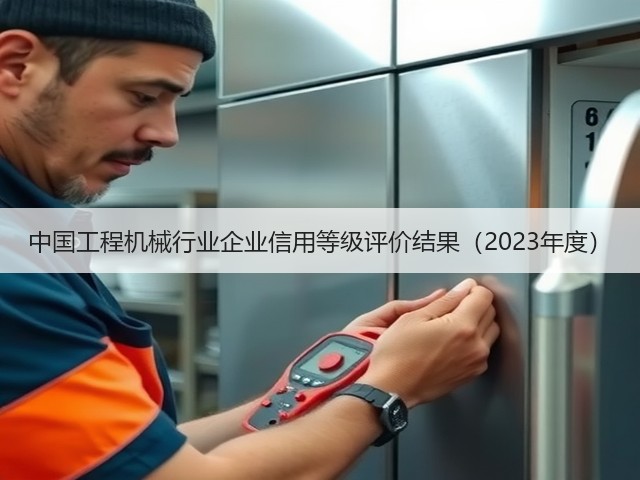 中国工程机械行业企业信用等级评价结果（2023年度）(图3)