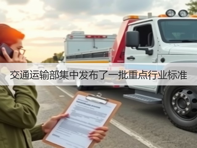 交通运输部集中发布了一批重点行业标准(图2)