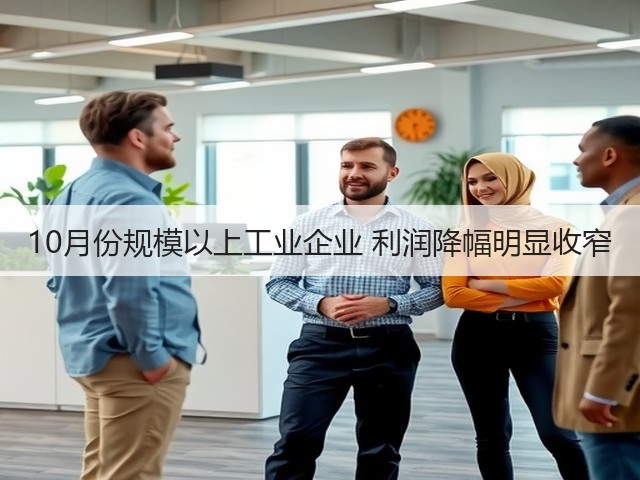 10月份规模以上工业企业 利润降幅明显收窄(图3)
