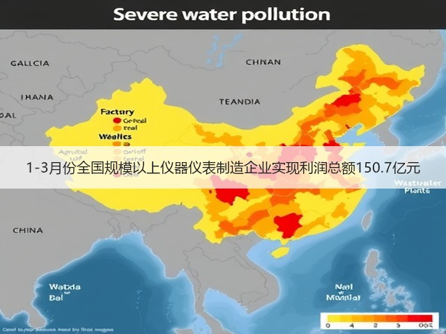 1-3月份全国规模以上仪器仪表制造企业实现利润总额150.7亿元(图1) 1-3月份全国规模以上仪器仪表制造企业实现利润总额150.7亿元(图1)