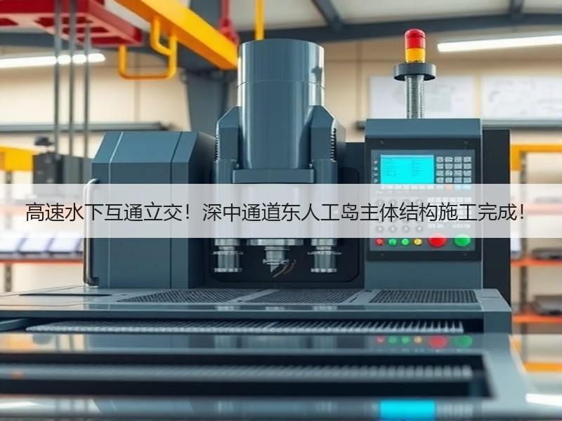 高速水下互通立交！深中通道东人工岛主体结构施工完成！